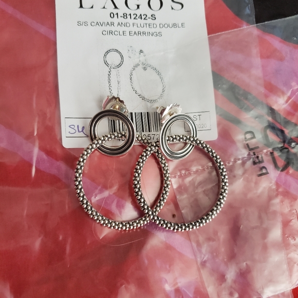 LAGOS Jewelry - NWT Lagos double circle earrings